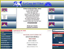 Tablet Screenshot of casadeltibet.it